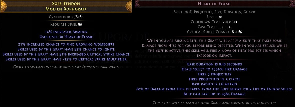 Skill gem links and upgrades